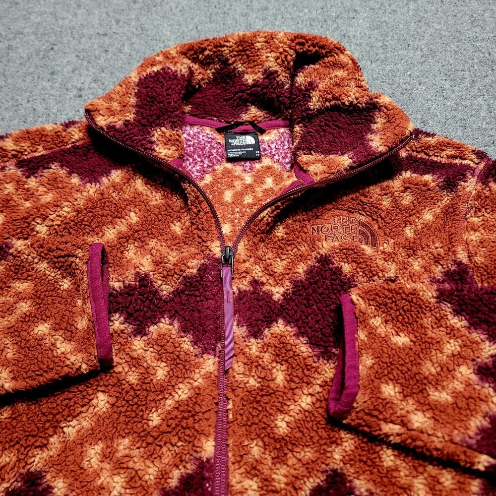 The North Face Jacket Womens Extra Small Boysenberry Campshire Fleece Sherpa
